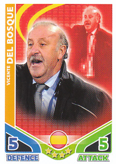 Vincent Del Bosque Spain 2010 World Cup Match Attax Managers #295